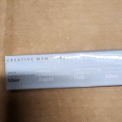 Creative Memories Silver Album Identification Charm Scrapbook