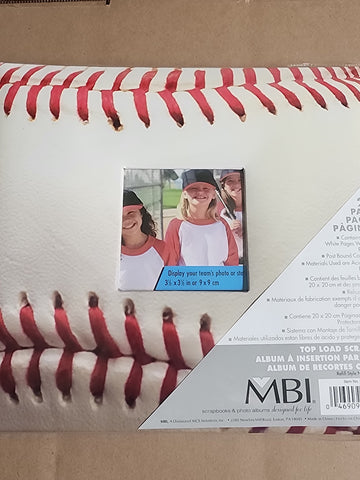 Baseball Scrapbook Photo Album 8