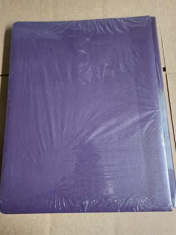 Creative Memories Purple Big Book Scrapbook Old Style 12x15 Strap Hinge Album