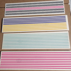 Creative Memories Great Length Scrapbook Sticker Lot 142 sheets Lines Borders