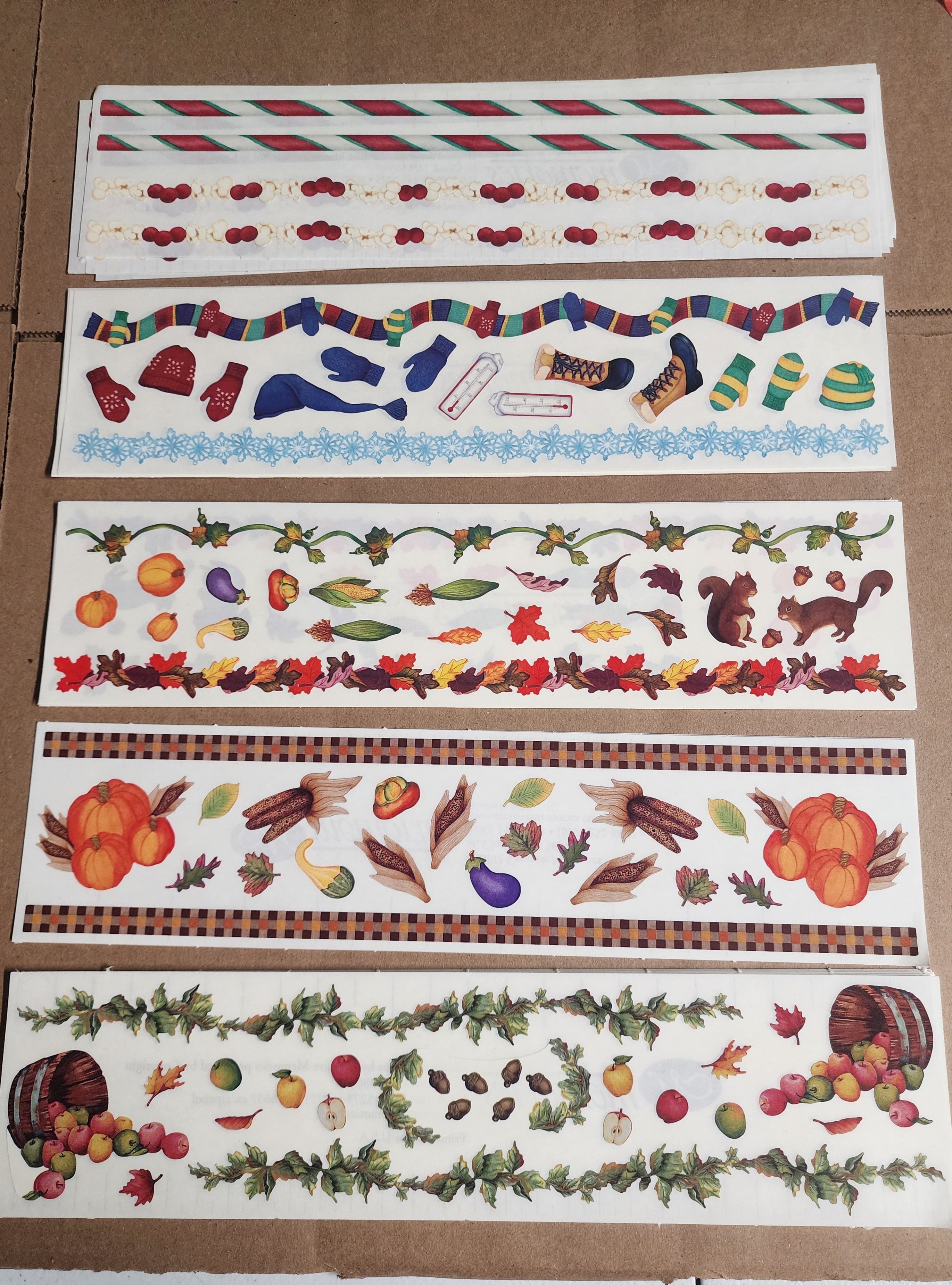 Creative Memories Great Length Scrapbook Sticker Sheet Lot 147 sheets