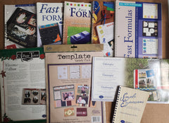 USED Creative Memories Fast Formulas Idea Books Lot Scrapbook