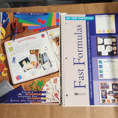 USED Creative Memories Fast Formulas Idea Books Lot Scrapbook