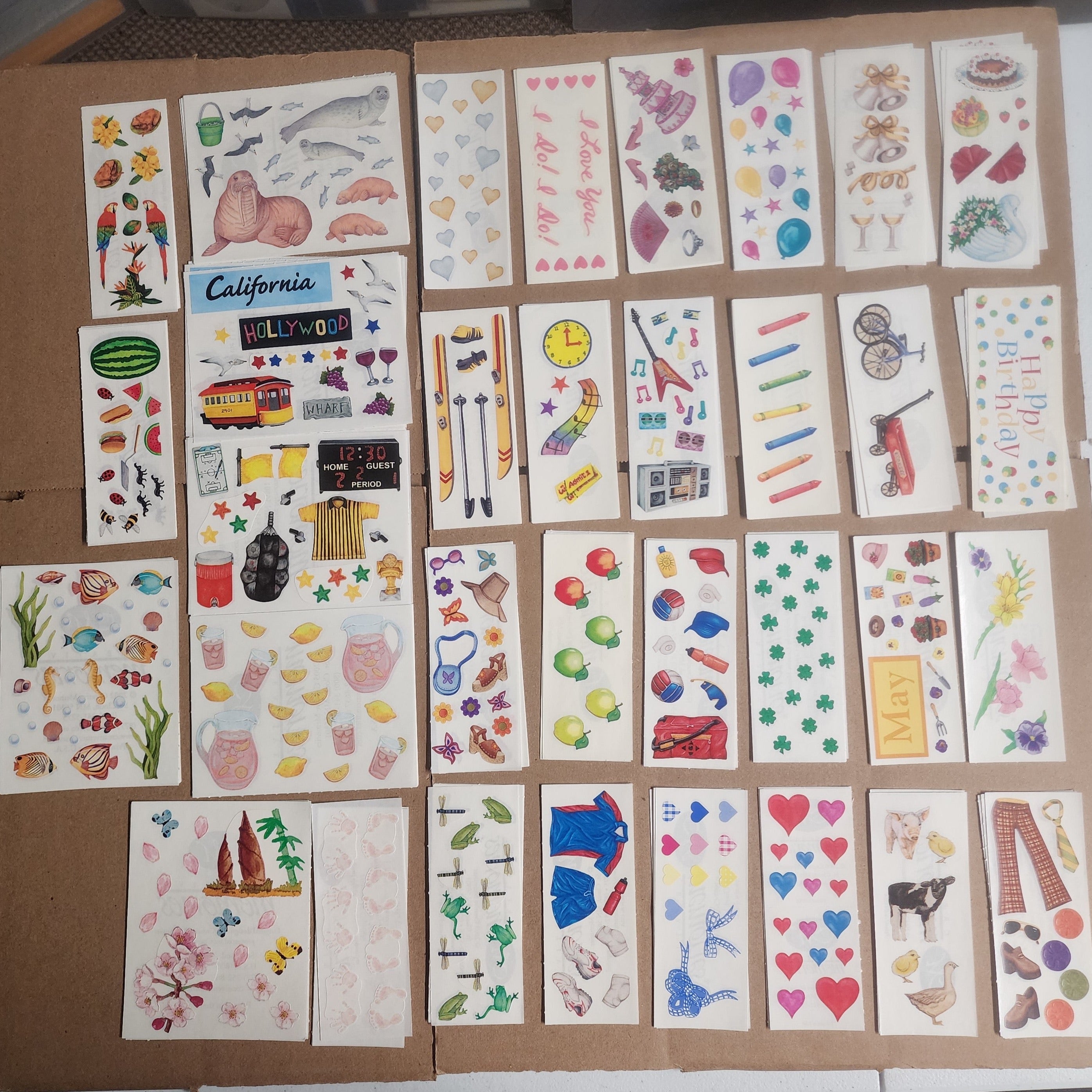 Creative Memories Sticker Sheet Lot 132 sheets Mixed Theme 2