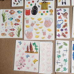 Creative Memories Sticker Sheet Lot 132 sheets Mixed Theme 2