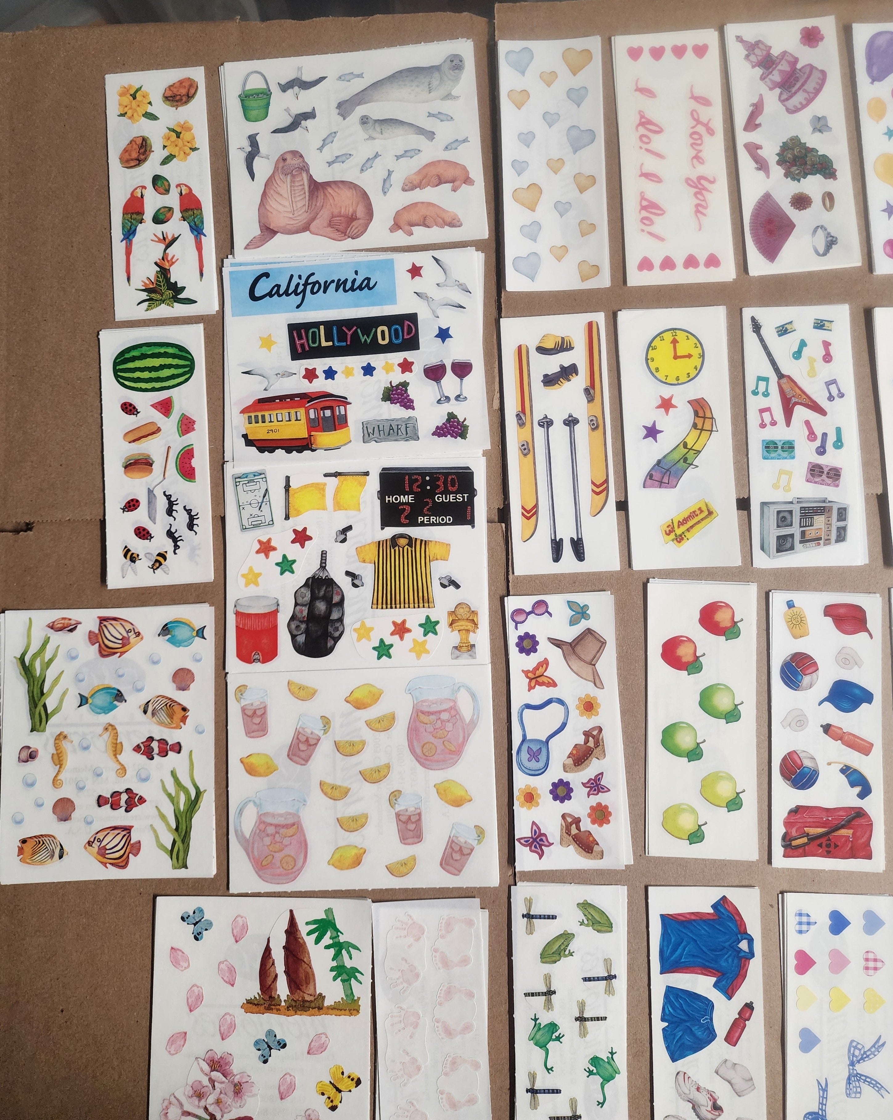 Creative Memories Sticker Sheet Lot 132 sheets Mixed Theme 2