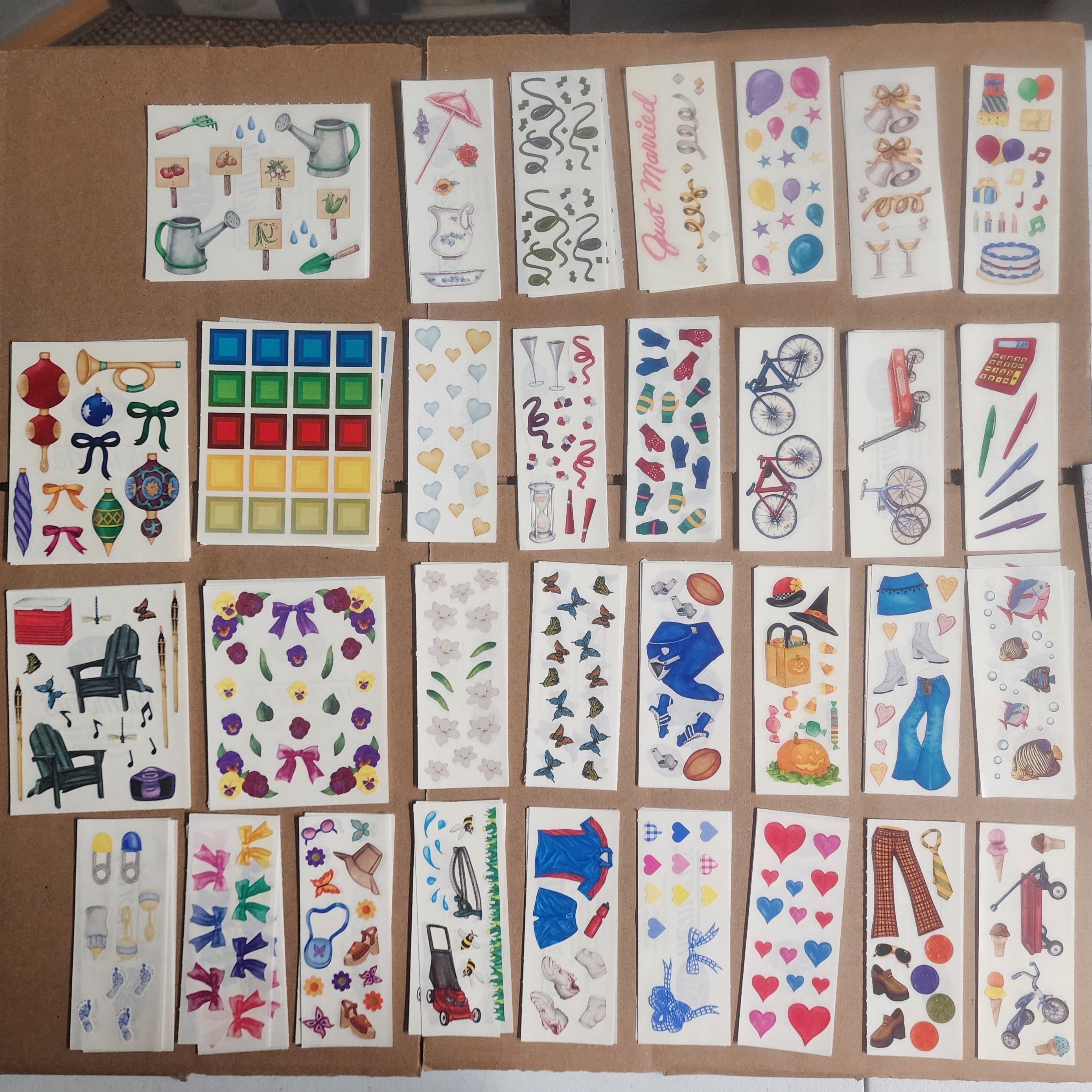 Creative Memories Sticker Sheet Lot 128 sheets Mixed Theme 4