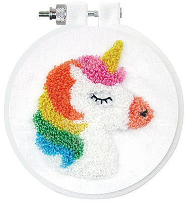 DIY Design Works Unicorn Punch Needle Craft Kit Beginner