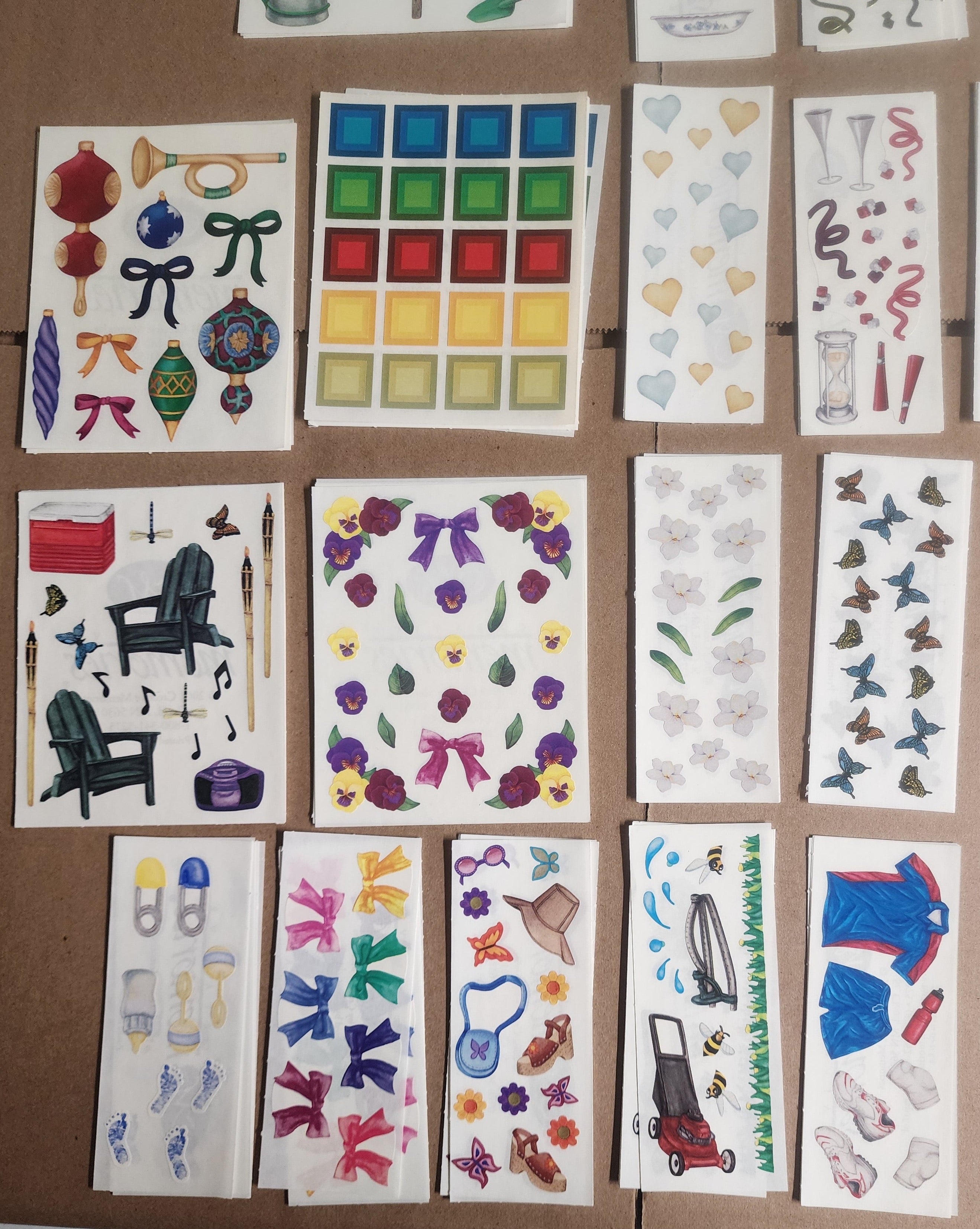 Creative Memories Sticker Sheet Lot 128 sheets Mixed Theme 4