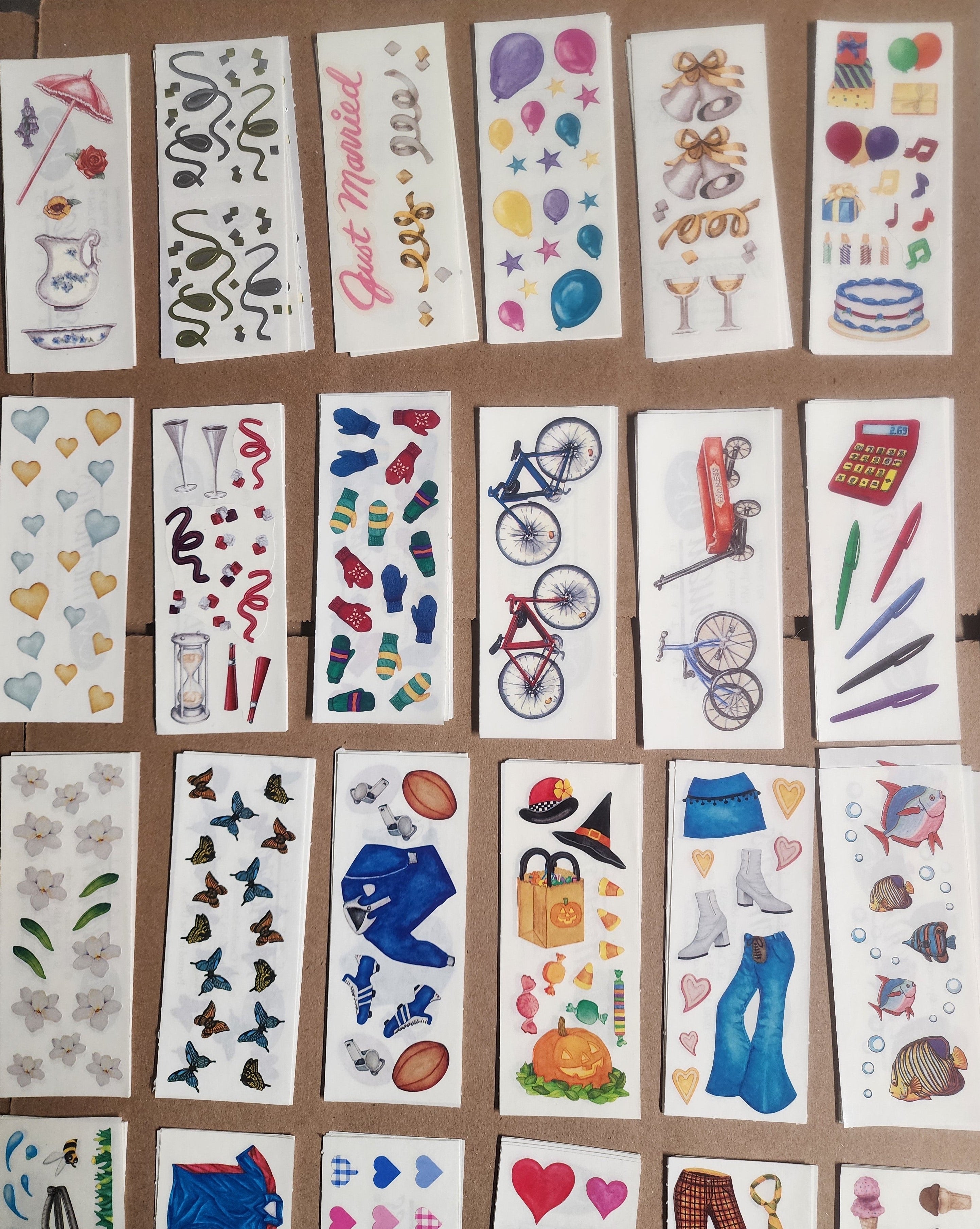 Creative Memories Sticker Sheet Lot 128 sheets Mixed Theme 4