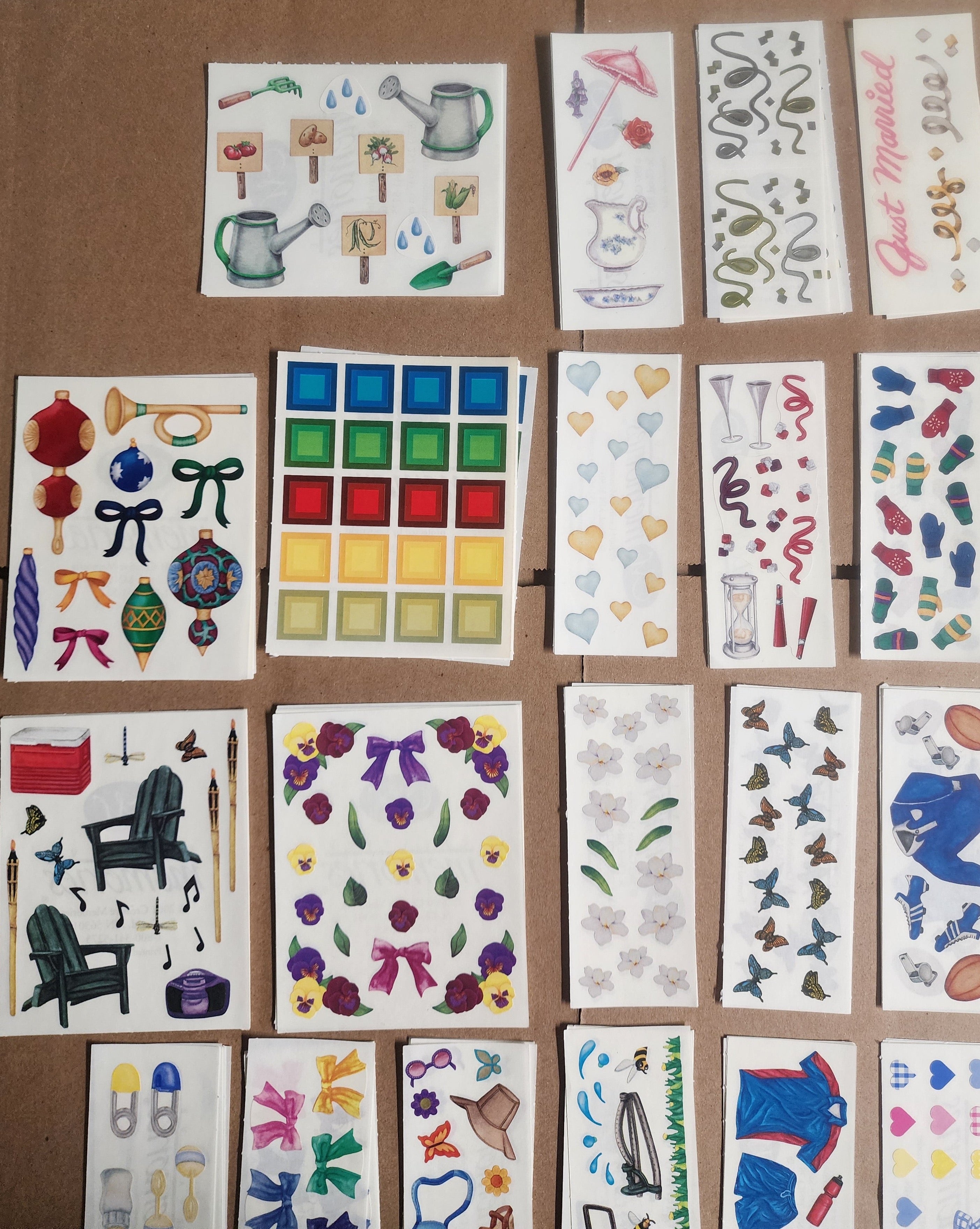 Creative Memories Sticker Sheet Lot 128 sheets Mixed Theme 4