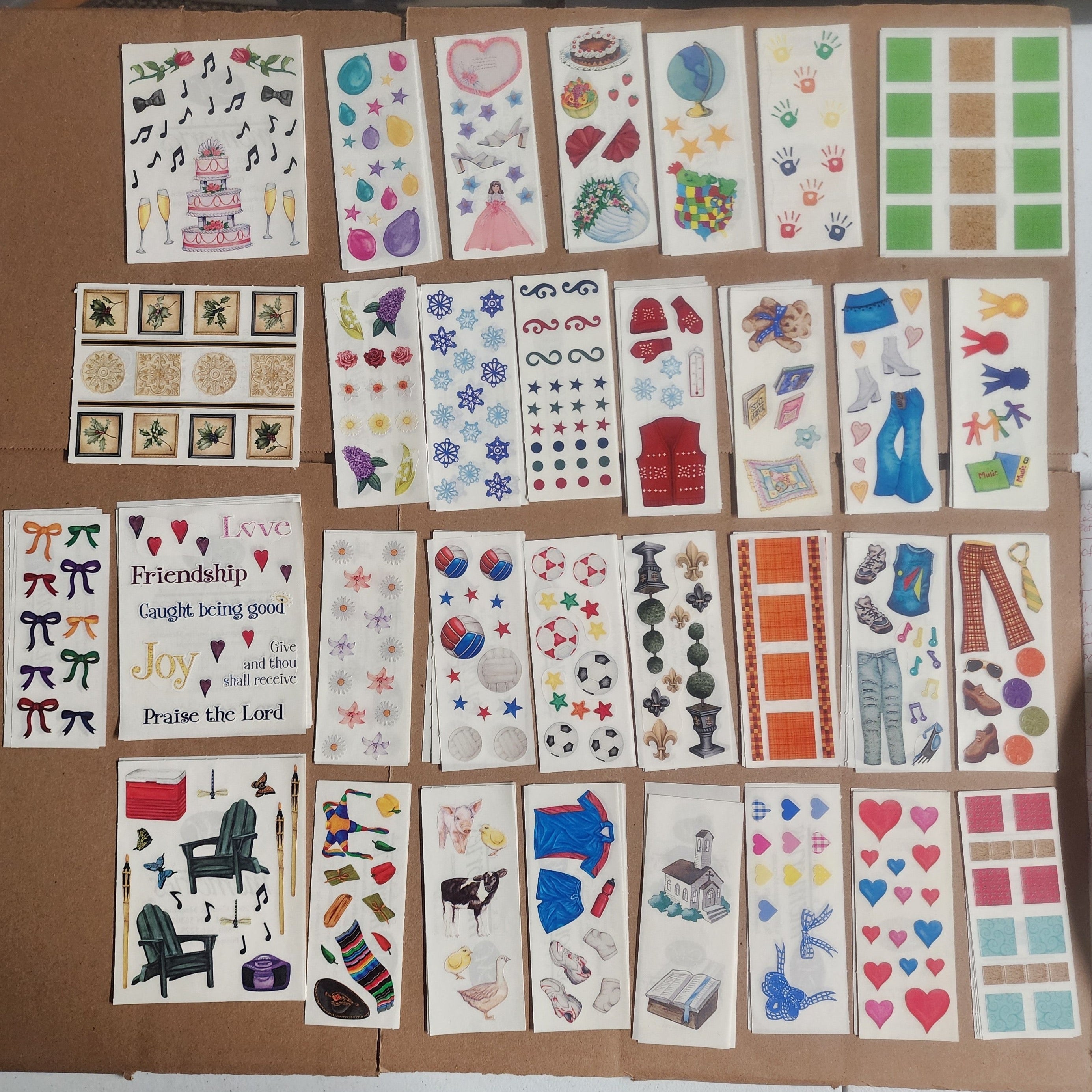 Memory Revolution Making Sticker Creative Memories Sticker Sheet Lot 128 sheets Mixed Theme 5 – Craft ...