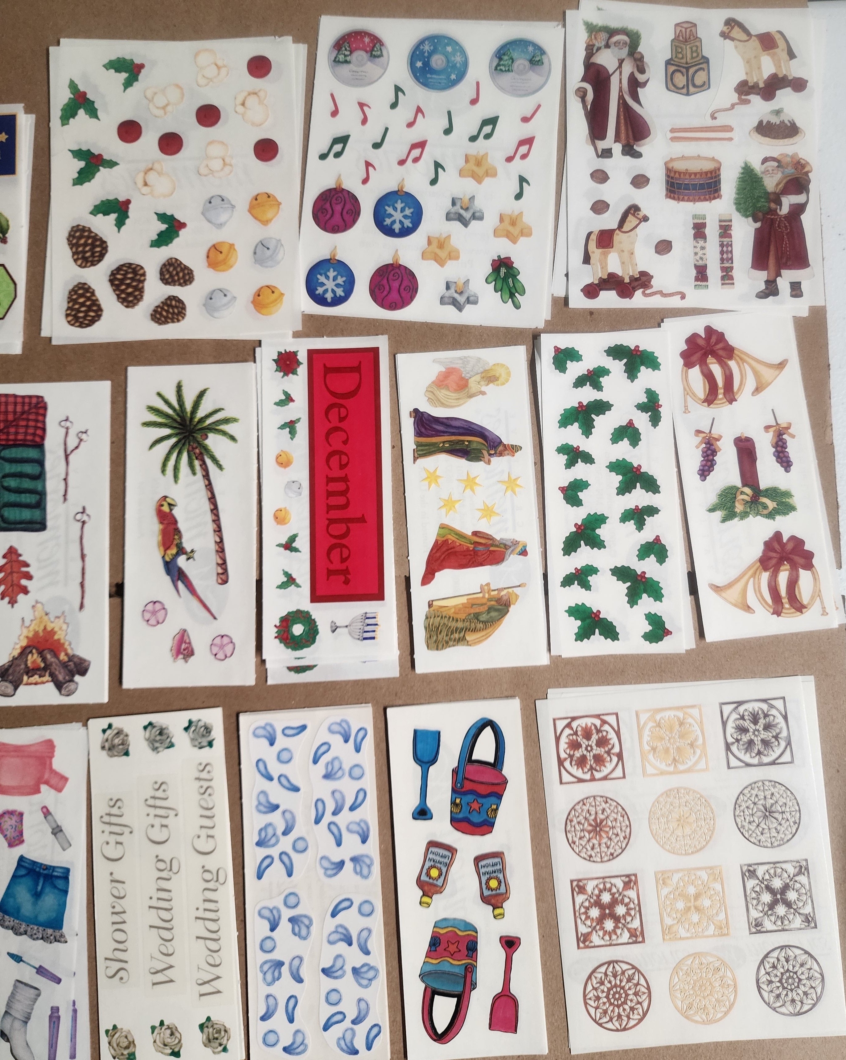 Creative Memories Sticker Sheet Lot 75 sheets Mixed Theme 6