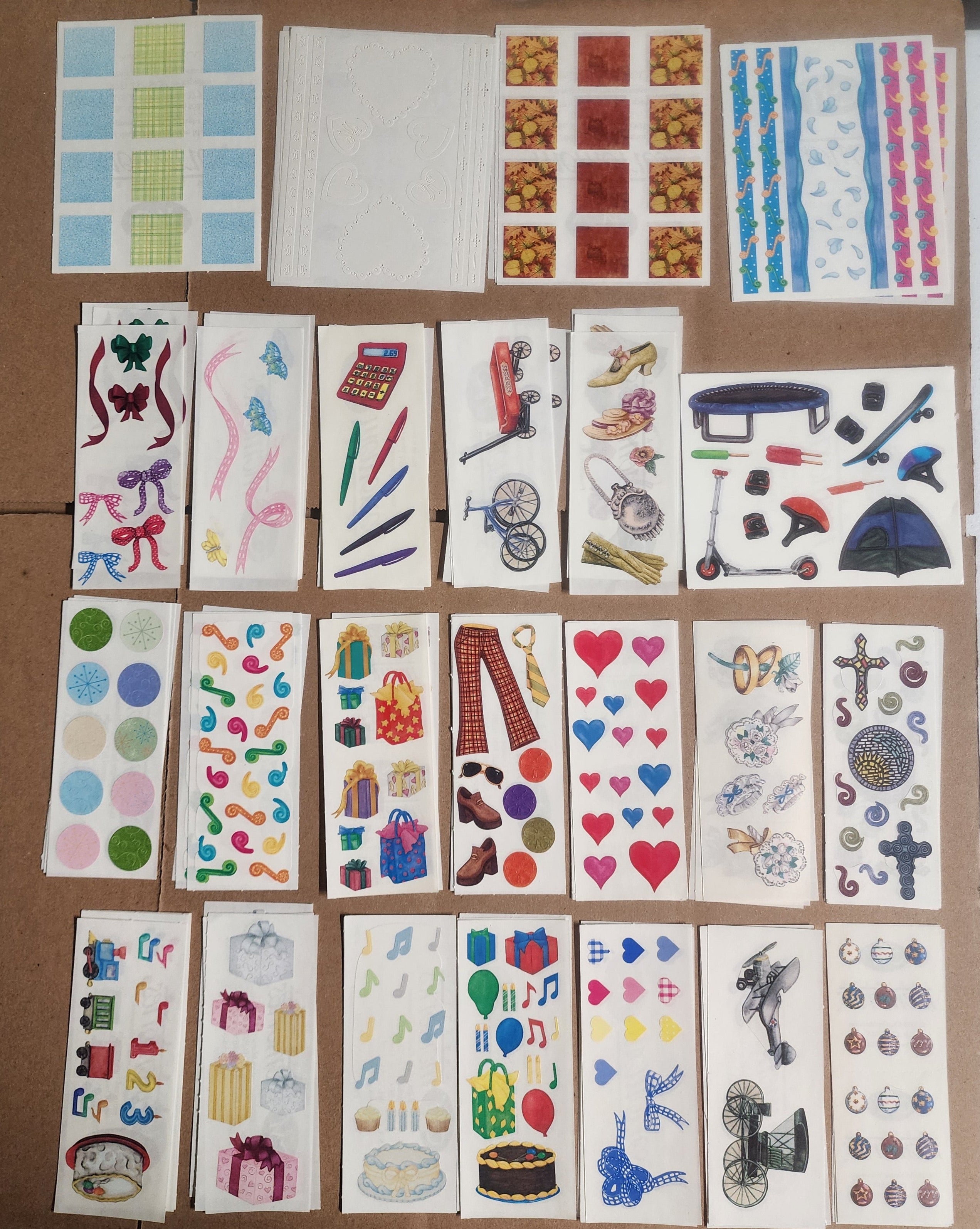 Creative Memories Sticker Sheet Lot 72 sheets Mixed Theme 7