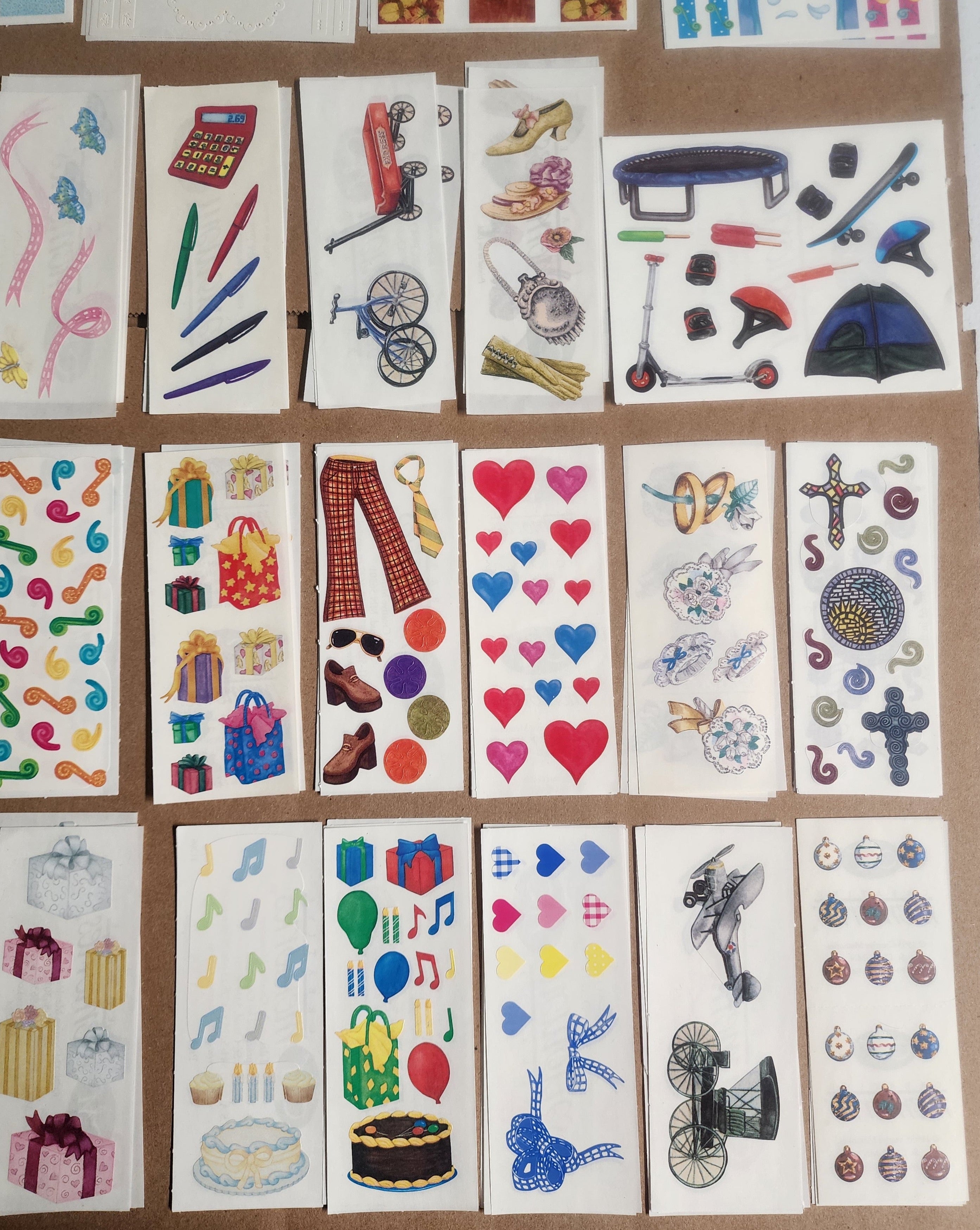 Creative Memories Sticker Sheet Lot 72 sheets Mixed Theme 7