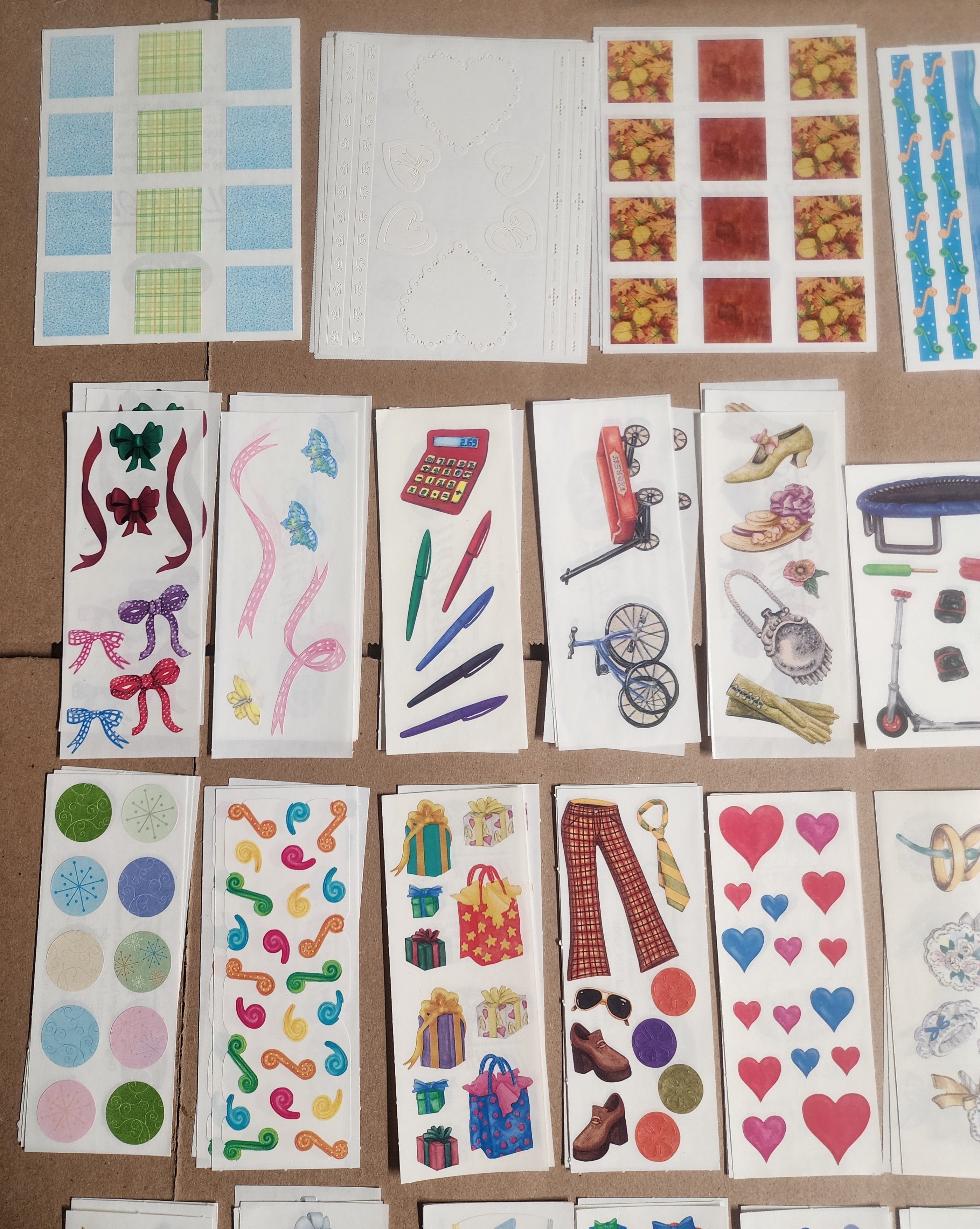 Creative Memories Sticker Sheet Lot 72 sheets Mixed Theme 7