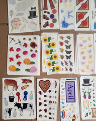 Creative Memories Sticker Sheet Lot 72 sheets Mixed Theme 8