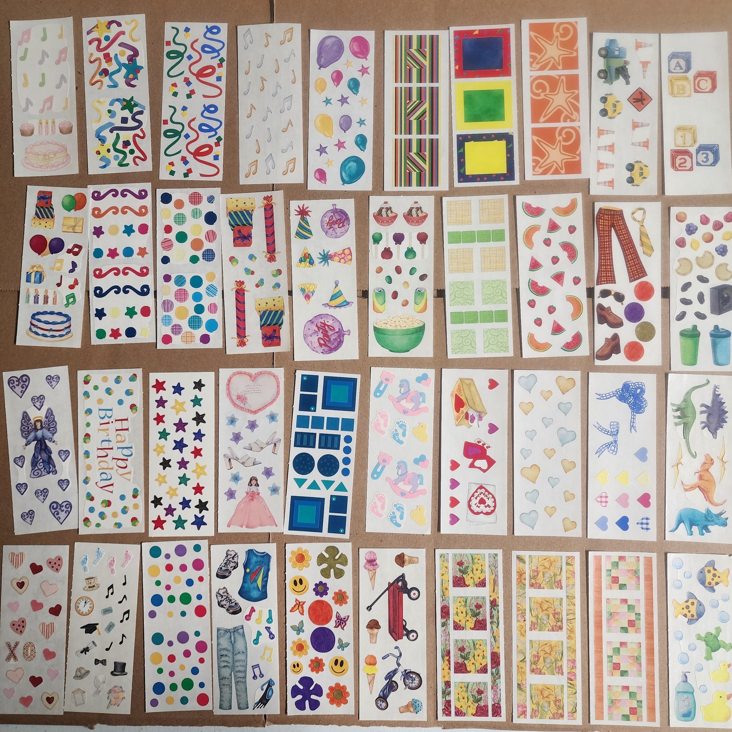 Creative Memories Sticker Sheet Lot 137 sheets Mixed Theme 9