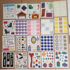 Creative Memories Sticker Sheet Lot 137 sheets Mixed Theme 9