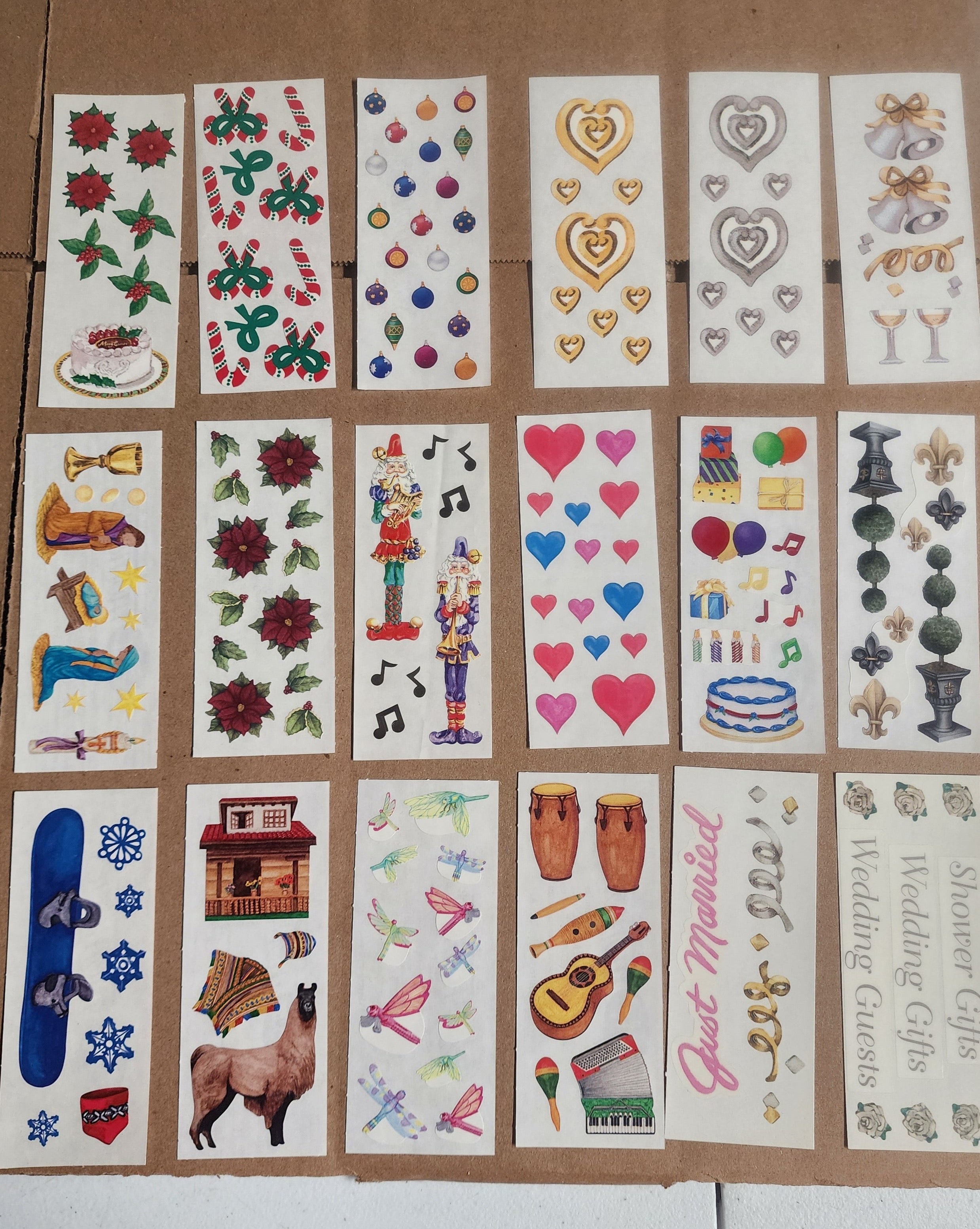 Creative Memories Sticker Sheet Lot 137 sheets Mixed Theme 9