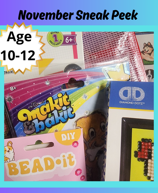 Craft n' Stitch Monthly Subscription Craft Box for Kids Ages 10-12