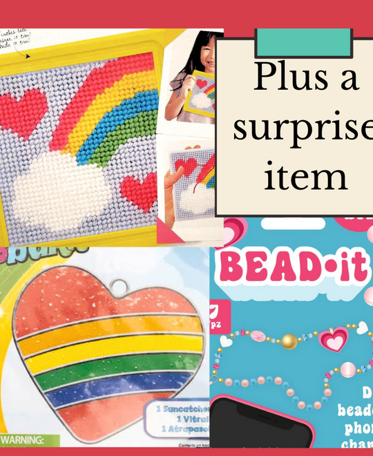 Kids Level 2 - Needlepoint & Punch Needle - Craft Subscription Box (Recommended Age 8+)