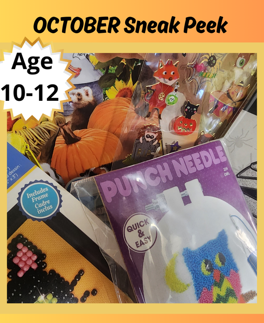 Craft n' Stitch Monthly Subscription Craft Box for Kids Ages 10-12