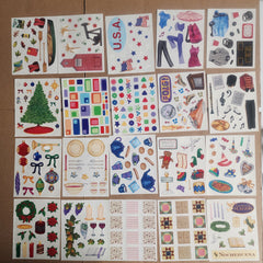 Creative Memories Sticker Sheet Lot 126 sheets Mixed Theme 11