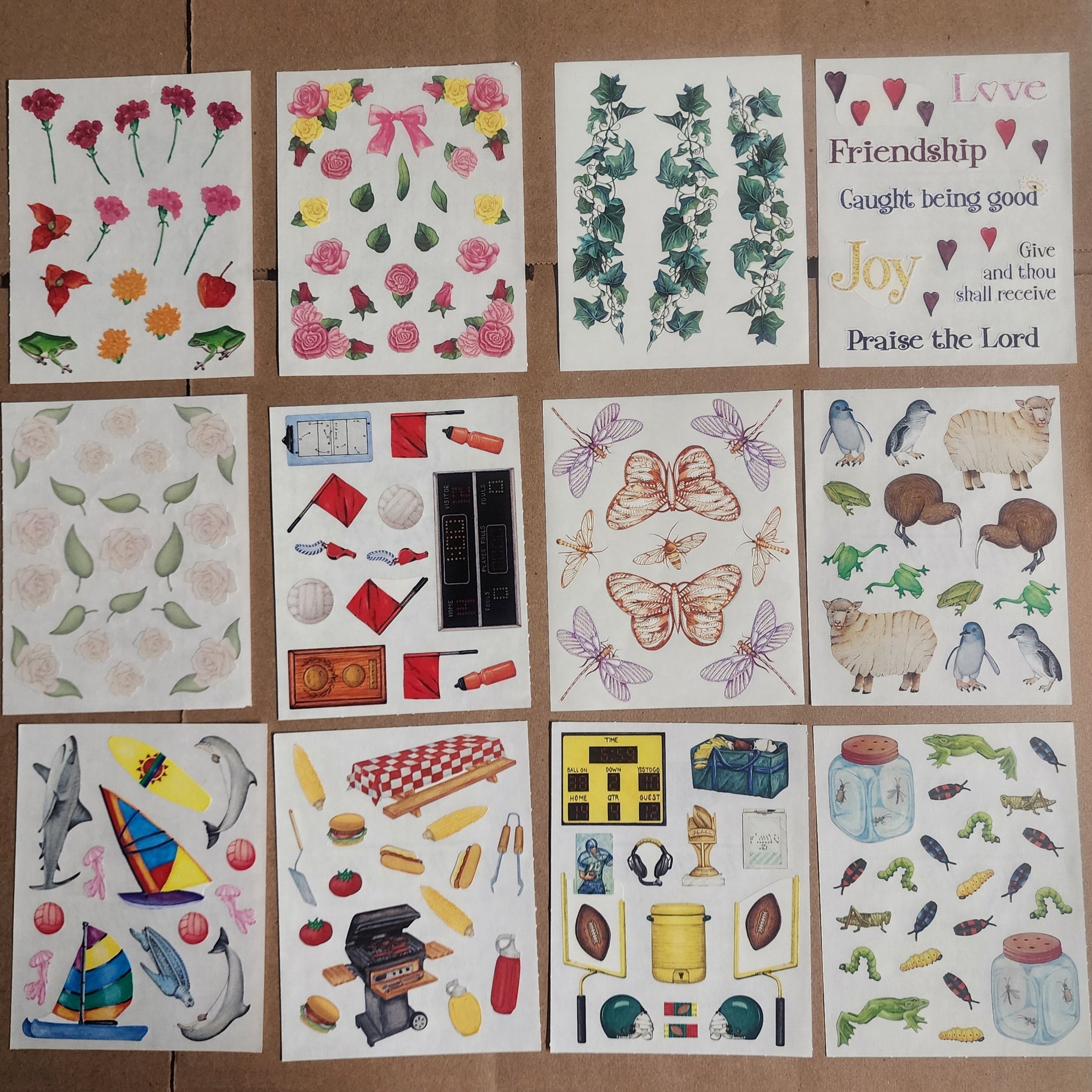 Creative Memories Sticker Sheet Lot 126 sheets Mixed Theme 11