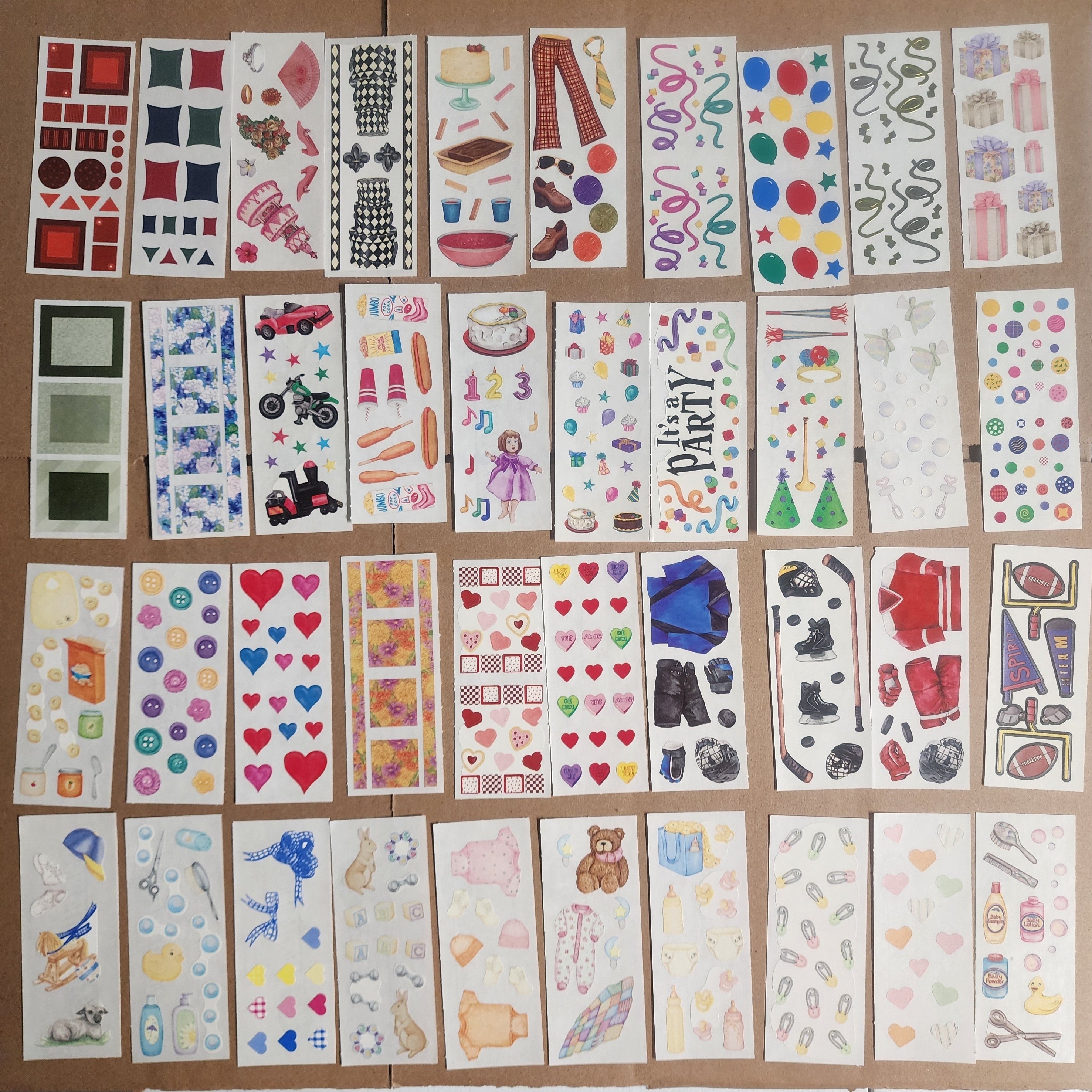 Creative Memories Sticker Sheet Lot 126 sheets Mixed Theme 11