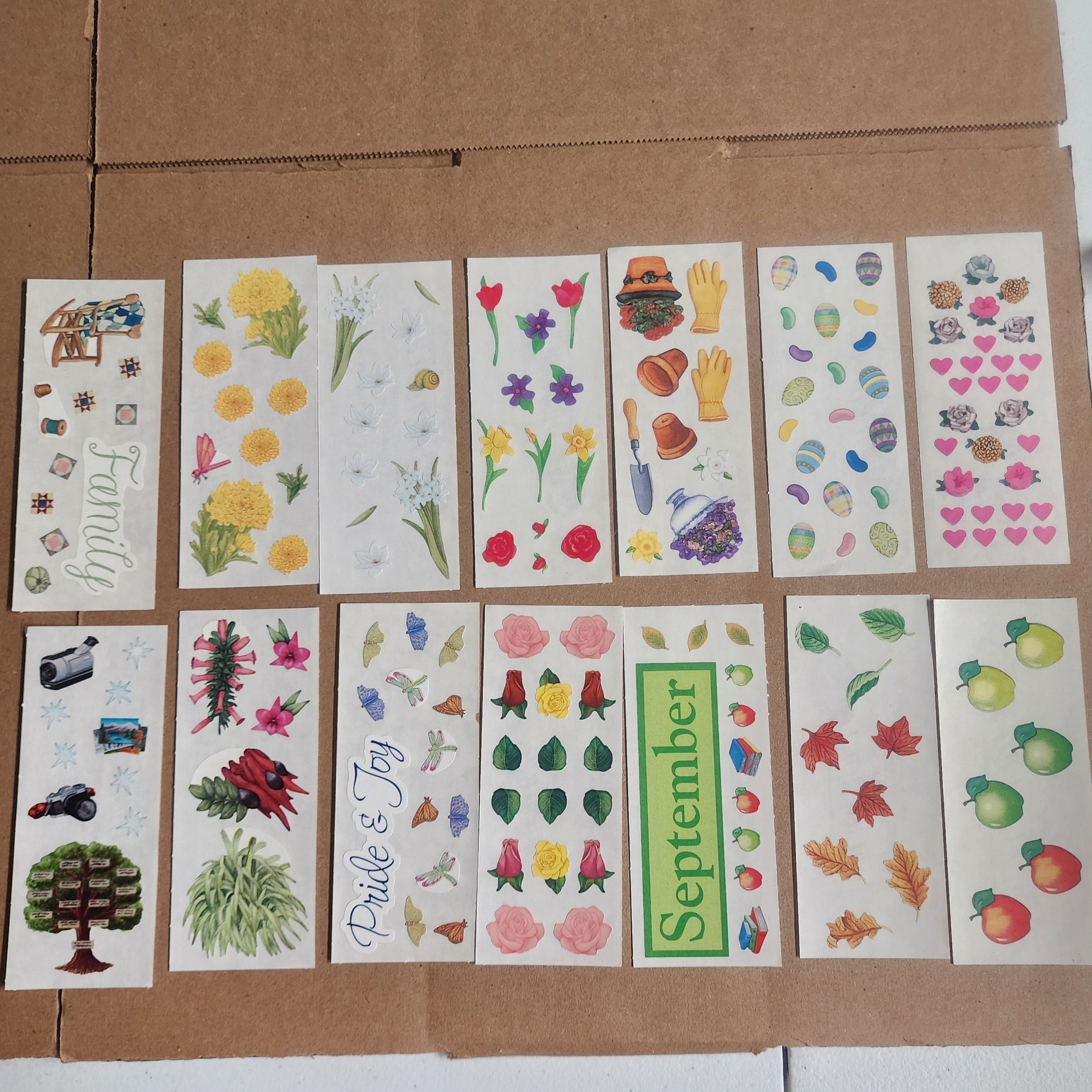 Creative Memories Sticker Sheet Lot 126 sheets Mixed Theme 11