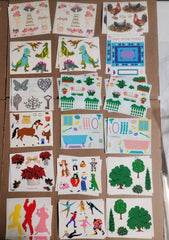 Mrs Grossman Scrapbook Sticker Sheet Lot 142 sheets Mixed Lot 5