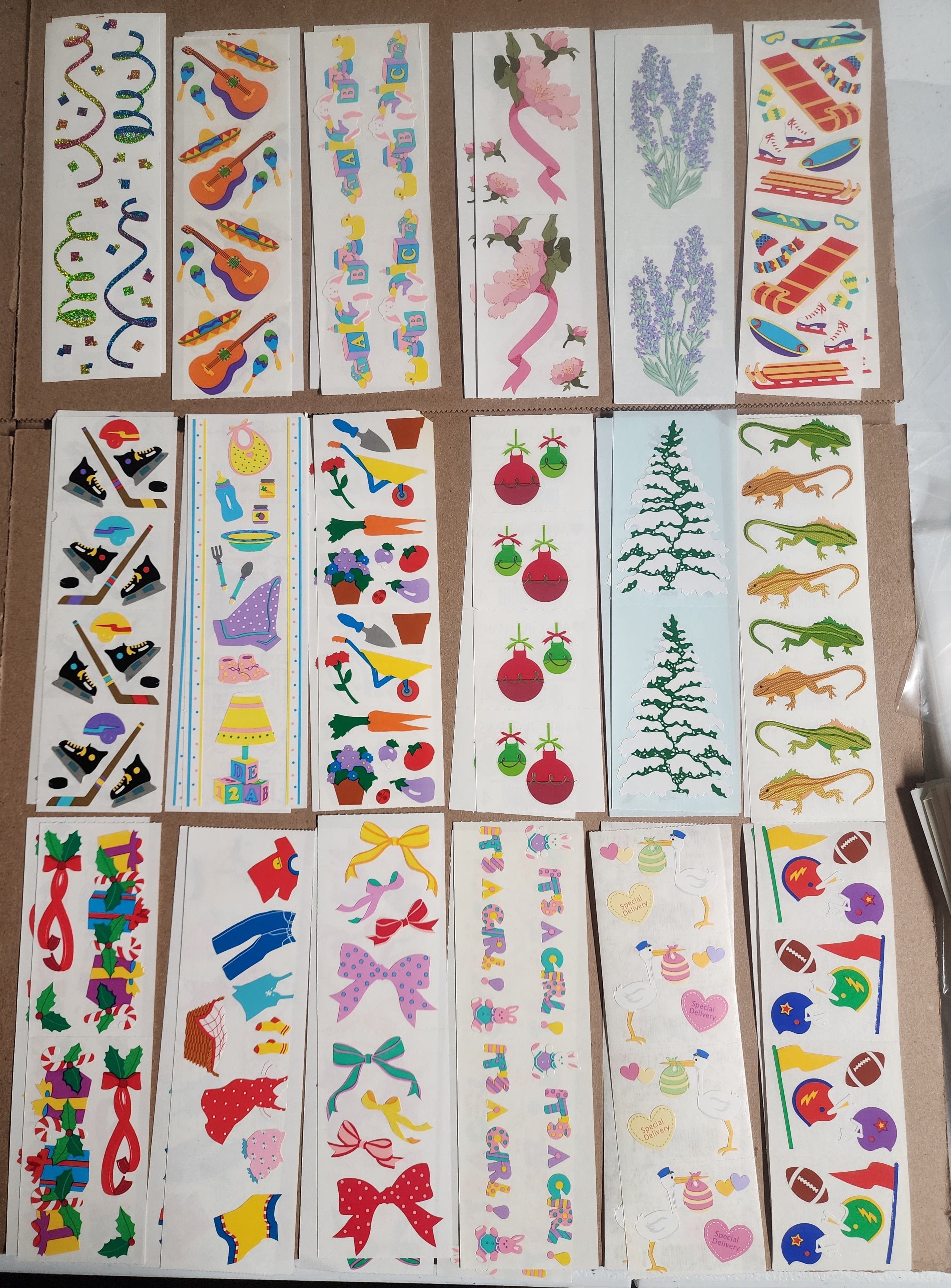 Mrs Grossman Scrapbook Sticker Sheet Lot 142 sheets Mixed Lot 5