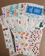 Mrs Grossman Scrapbook Sticker Sheet Lot 142 sheets Mixed Lot 5