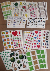 Creative Memories Scrapbook Sticker Sheet Lot 150 sheets Spring