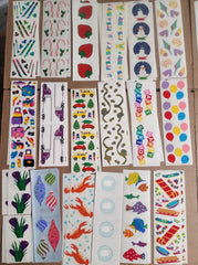 Mrs Grossman Scrapbook Sticker Sheet Lot 142 sheets Mixed Lot 6