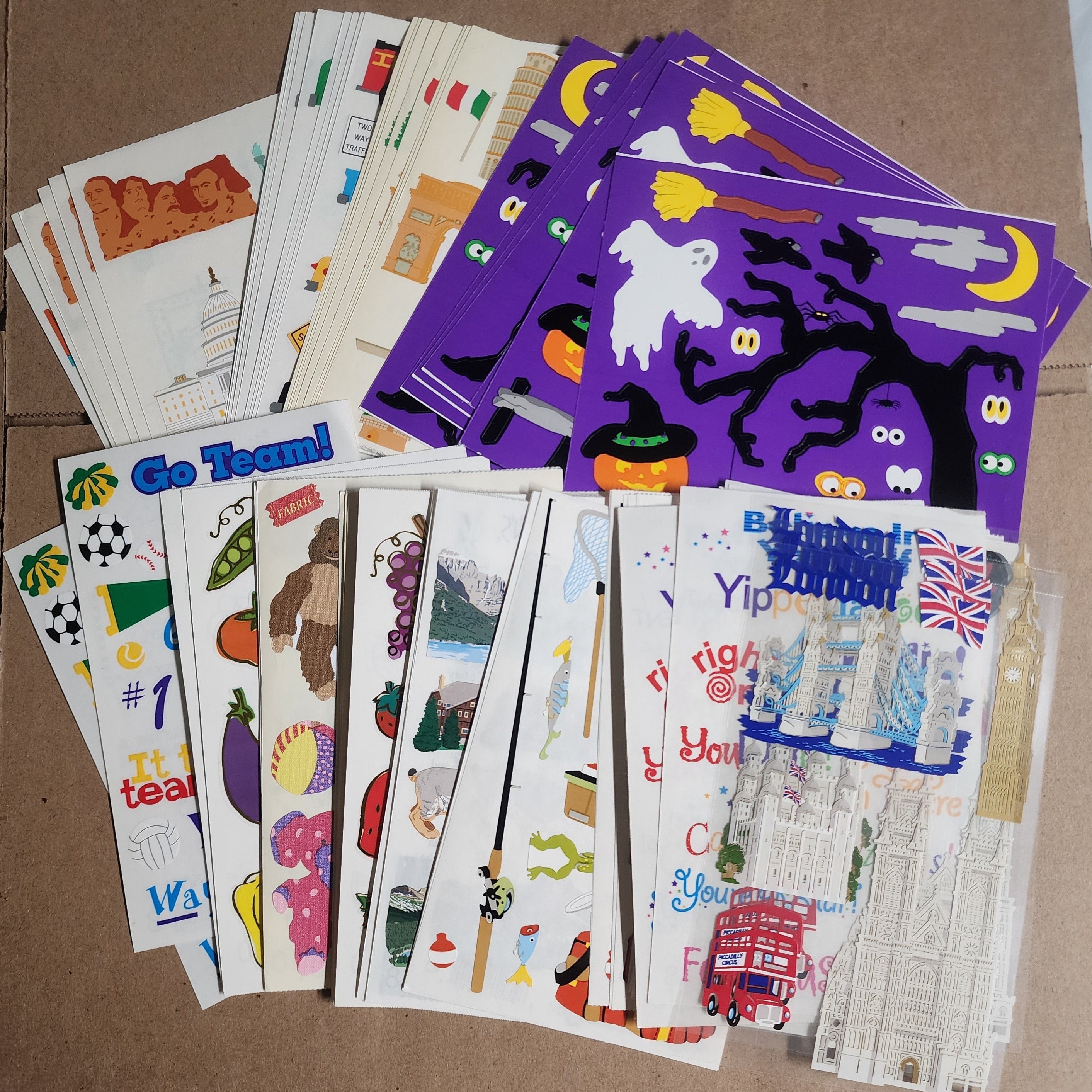 Mrs Grossman Scrapbook Sticker Sheet Lot 96 sheets Mixed Lot 11