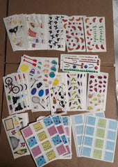 Creative Memories Scrapbook Sticker Sheet Lot 150 sheets Summer