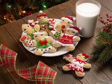 Load image into Gallery viewer, DIY Bucilla Dressed Up Gingerbread Felt Ornament Kit 89644E