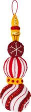 Load image into Gallery viewer, DIY Bucilla Snowmans Peppermint Collection Felt Ornament Kit 89659E