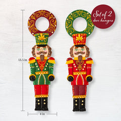 DIY Bucilla Nutcracker Duo Soldier Christmas Door Hanger Felt Kit