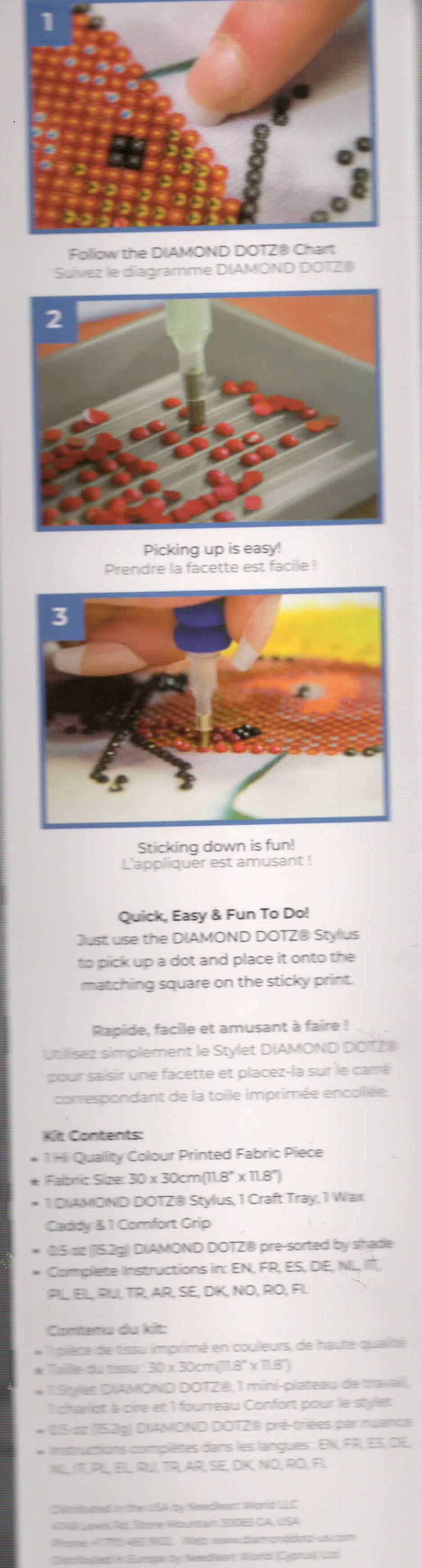 DMG DIY Diamond Dotz Disney 101 Dalmatians Facet Art Bead Picture Craft Kit