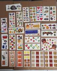 Creative Memories Sticker Sheet Lot 130 sheets Fall Halloween