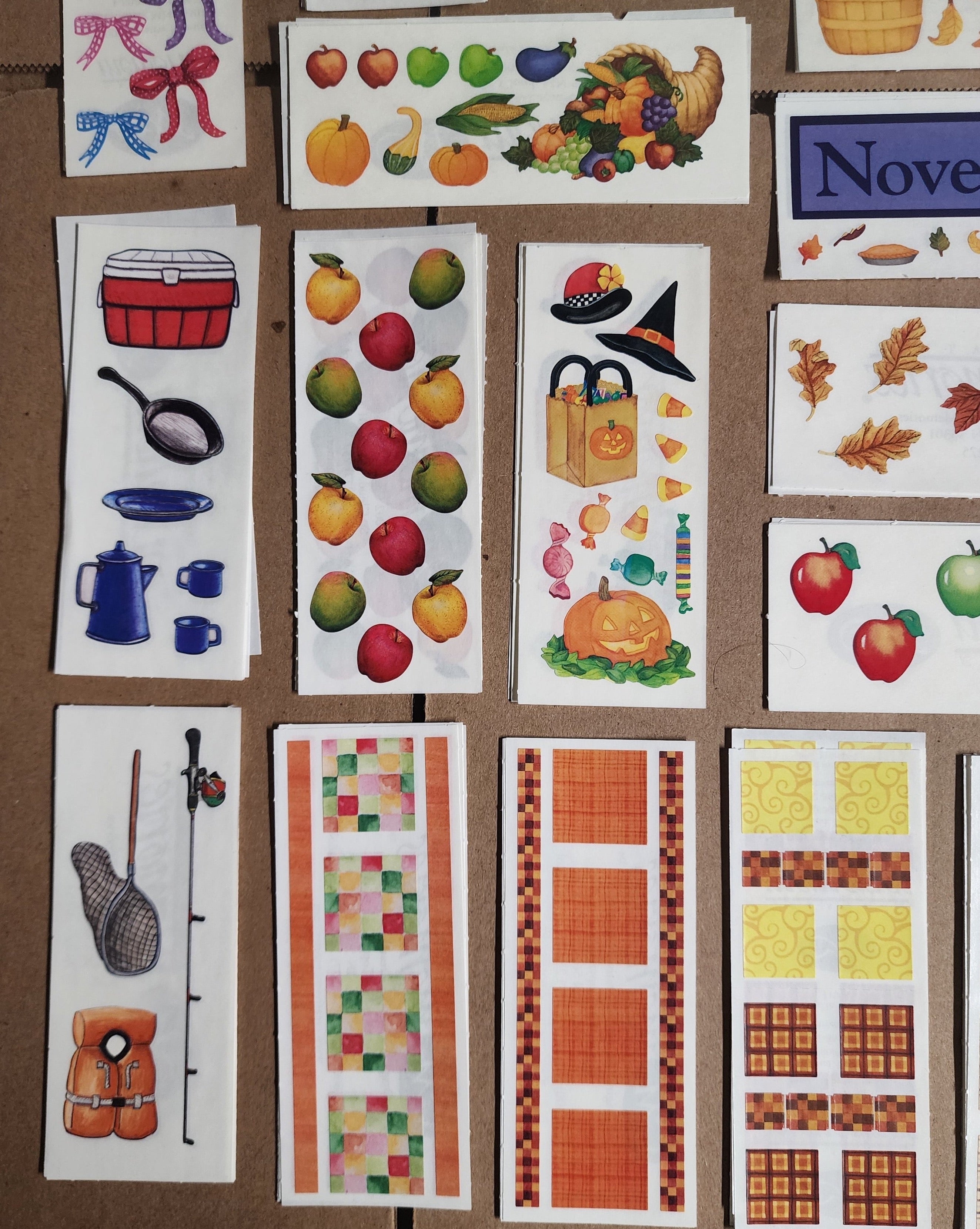 Creative Memories Sticker Sheet Lot 130 sheets Fall Halloween