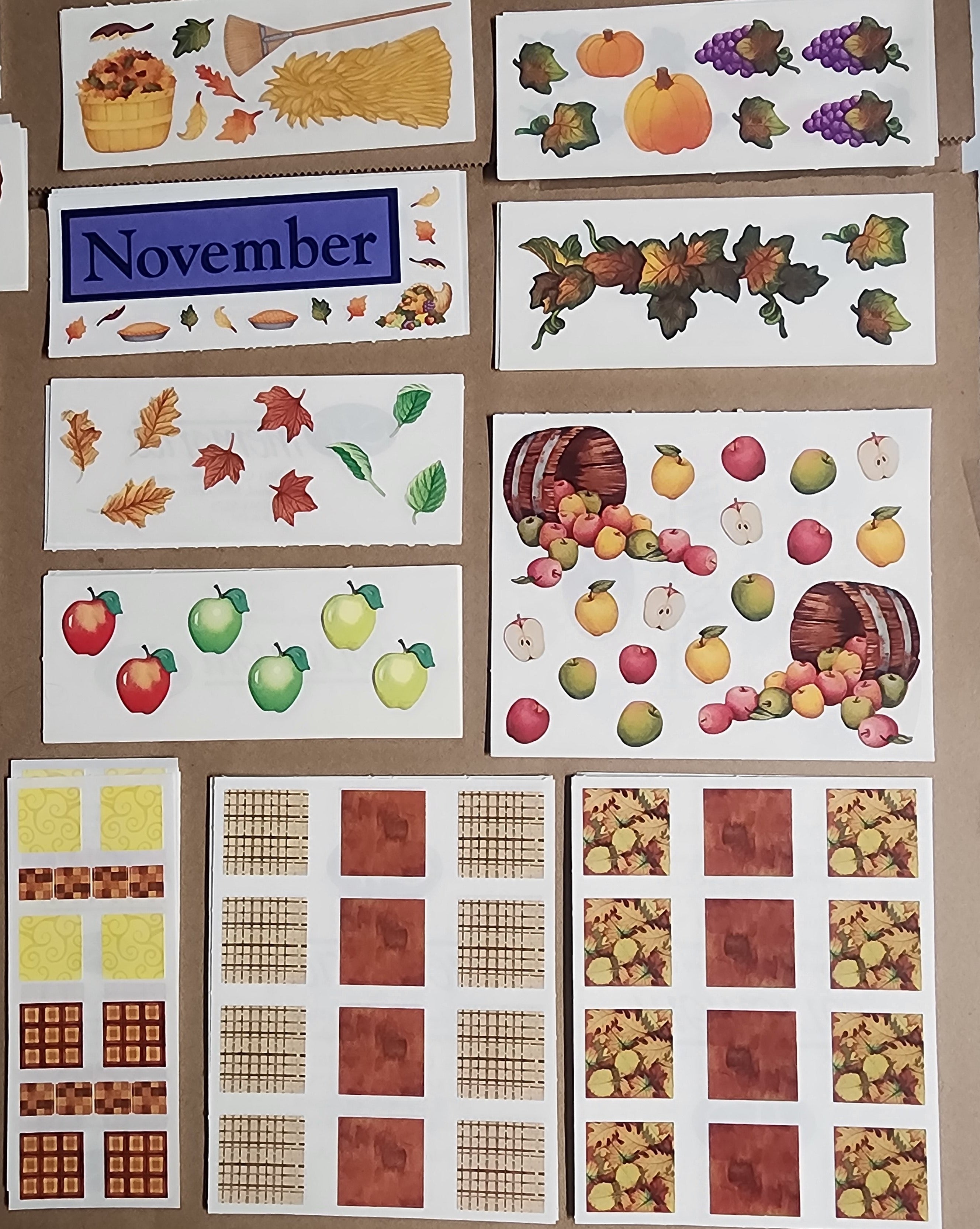 Creative Memories Sticker Sheet Lot 130 sheets Fall Halloween