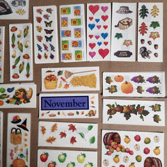 Creative Memories Sticker Sheet Lot 130 sheets Fall Halloween