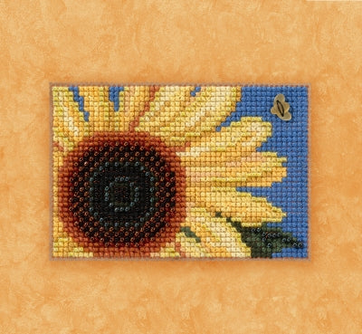 DIY Mill Hill Autumn Gold Fall Counted Cross Stitch Magnet Kit