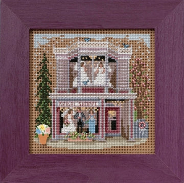 DIY Mill Hill Bridal Shoppe Spring House Counted Cross Stitch Kit