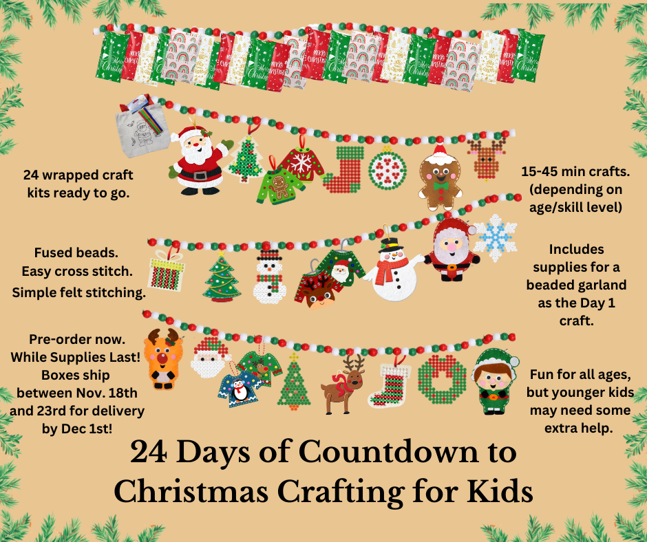 Craft 'n Stitch Countdown to Christmas Advent Calendar Box - While Supplies Last