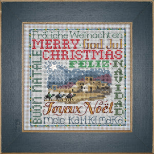 DIY Mill Hill Christmas Greetings Counted Cross Stitch Kit